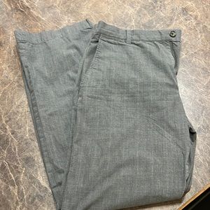 Banana Republic 35x32 plaid dress pants. Grey and black